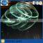 Custom fine polished edge bent tempered glass for sale