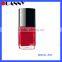 10ml Empty Clear Square Nail Polish Bottle Packaging,10ml Clear Square Nail Polish Bottle
