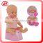 Chinese toy store wholesale toy of 14 inch baby doll drink and pee plastic and 6P EN71 EN62115