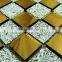 Golden tea mirror Mosaic- glass Mosaic - mixed color Mosaic - foshan setting wall fashion accessory