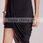 Ladies Wrap front bodycon dresses boutique in black