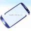 10PCS/Lot High Quality Outer Glass Raplacement For Samsung Galaxy S3 i9300 E210 T999 i747 / BLUE color