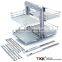 TKK full extension wire kitchen cabinet magic corner