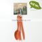 100% natural eco-friendly cutlery set(fork,knife, spoon)