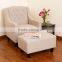 New Design Comfortable Fabric Sofa Chair With Ottoman