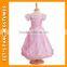 Girls gauze dress with short sleeves fashion children kids pink princess children costume PGCC-0092
