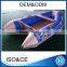 Small inflatable sport runabout drop stitch air floor boat