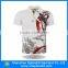 bling t shirts wholesale white all over printing sublimated polo shirt