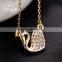 IN STOCK yiwu ladies accessories copper zircon fashion jewelry set