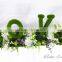 Hot sale high quality artificial moss letter bonsai for table decoration