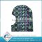 Cheap print polyester swimming cap for adult