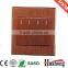 Wood grain style 13A wall socket