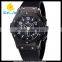 WJ-5498 silicone band trendy business 3ATM water resistant Megir watches men