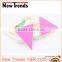 Wholesale cheap enamel triangle earrings multi color
