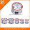 2016HOT sale piercing jewelry steel ear piercing plugs with crystal and zircon
