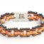 2015 Best Selling Popular Energy Bracelet Mens bracelet Biker Chain Bracelet Motorcycle Bracelet Jewelry