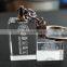 wholesale cute small crystal cube keychain gift