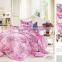 Beauty Spring Colors Printed Jacquard quilt set 100% Cotton China factory