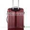 High Quality PC+ABS TSA Lock Lightweight Carry On Luggage Red Suitcase Set For Business Man