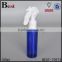 50ml 100ml 150ml 200ml cobalt blue pet plastic white trigger spray bottle