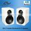 Powered Stereo Bluetooth 4.0 Bookshelf Speaker with 1inch Tweeter and 4 inch Bass peaker for Home Wood Multimedia Audio System