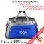 custom duffel bag organizer with shoe compartment for fitness bags