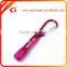 red mini LED key torch carabiner hook keychain