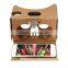 the newest version cardboard VR glasses case headset V2.0 with full printed coating