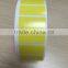 cute yellow color small size food sticker label printing