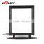 2016 Sunrise Newest Design Wholesale Portable Aluminum Double Using Hollywood Lighted Desktop Mirror