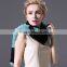 New Product Gorgeous Ladies Mixed Color Genuine Knitted Rex Rabbit Fur Scarf for Fashion Girl