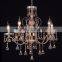 WD-1840-3/5/8 LED Elegant Cognac Color K9 Grade A Crystal Candle Chandelier