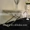 Marble top Stainless Steel marble living display Table
