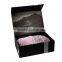 black color custom made empty cardboard folding shoe box