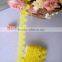 2016 New style yellow chemical polyester lace trim cotton for lady dress