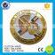 Novelty Gold And Silver Enamel Coin