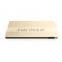2015 Ultra Slim custom Power Bank 5000mAh Li-Polymer battery Built in cables mobile charger Dual USB Ports charging station