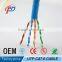 high quality factory price 23awg 0.57mm bare copper 4pair cat 6 utp lan cable