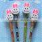 Wholesale big promotion silicone pencil topper