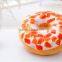 CE Wholesale Baby Cushion Custom Soft Food Pillow Plush Donuts Toys