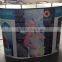Customized metal and collapsible folding 2*2 pop up style advertising desk