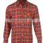 Mens Casual Plaid Flannel Shirts With Snaps OEM Service China Manufacturer