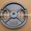 Grey Hammertone Cast Iron Weight Plate
