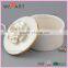 Round Shaped Championship Ring Box With Gold Plating Ring