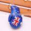 wholesale hot sell PVC leather Australia flag boxing glove keychain/Australian flag boxing glove keyring