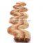 Cheap Price Ombre 100% Remy Human Hair Extension, 14 16 28 30 Inch Human Hair Weave Extension 27/613# Color Hair Extension