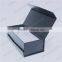 high quality black cardboard box, folded black gift box with magnet inside