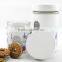 glass candy and nut containers with metal skin