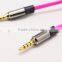 digital 3pin male to male 3.5mm jack audio aux cable for car audio speaker