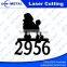 high precision customized laser cut metal art craft